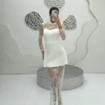 ماکسی ۲ دامن توری کد 2807