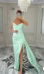 پیراهن ماکسی ساتن شالدار کد 2164/3 - Image 15