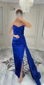 پیراهن ماکسی ساتن شالدار کد 2164/3 - Image 14