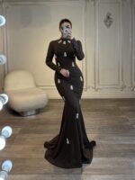 ماکسی سنگ دوزی آستین بلند کد Ac10 - Image 3