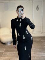 ماکسی سنگ دوزی آستین بلند کد Ac10 - Image 2