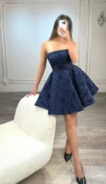 پیراهن عروسکی دکلته کد Ac51