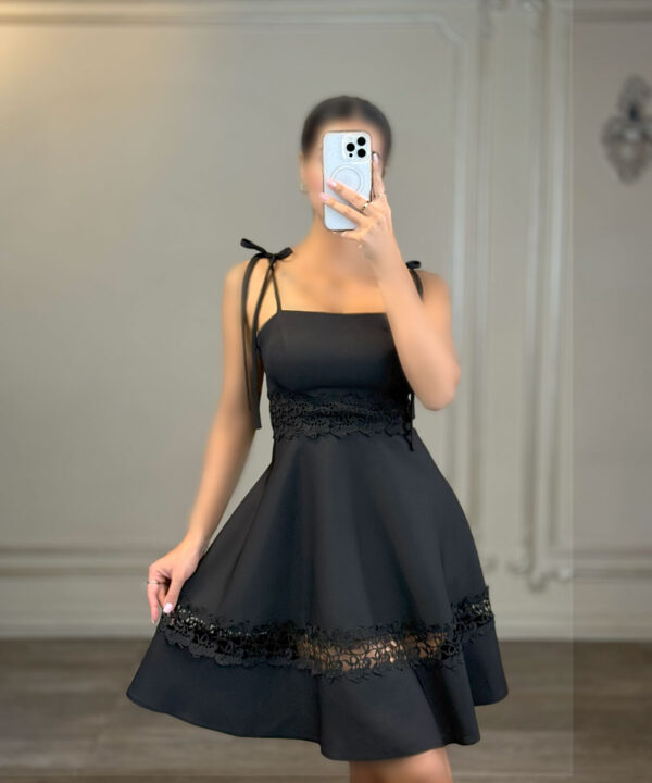 پیراهن سر شانه گره کد4042003