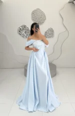 ماکسی آف شولدر بالا کار شده کد 3305 - Image 10