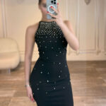 پیراهن عروسکی نگینی کد 2991