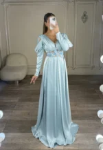 ماکسی آستین دار تور کد 2742 - Image 4