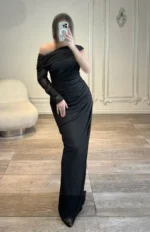 ماکسی ریون یقه رومی کد 2633 - Image 2