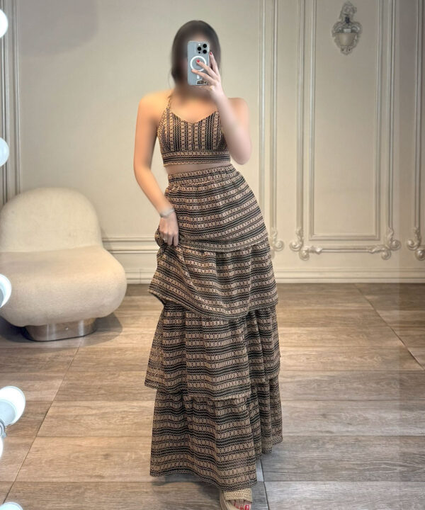 کراپ دامن ساحلی کد 4046021