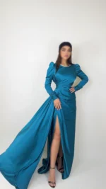 ماکسی ساتن پوشیده کد U19 - Image 5