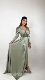 ماکسی آستین دار تور کد 2742