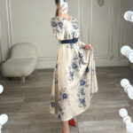 پیراهن ژاکارد کد 4041006