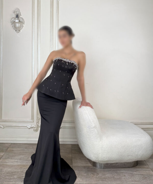 ماکسی اشکی نگینی کد ac38