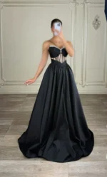 ماکسی تافته  سینه نگینی p85