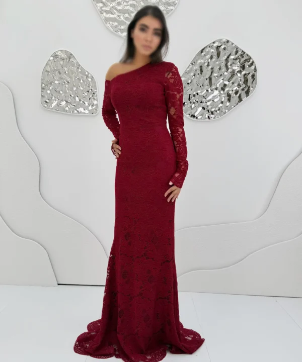 ماکسی دانتل آستین بلندAD10