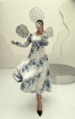 پیراهن ساحلی گلدار4041006 - Image 4