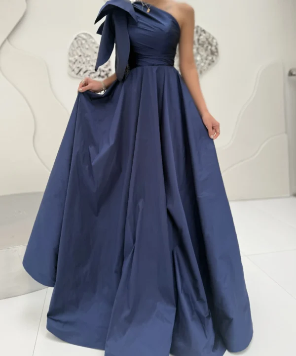 ماکسی تافته سرشانه گره ای p86