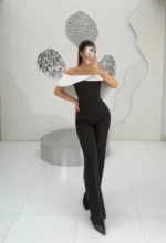 اورال  یقه قایقی نواردوزی  AD75