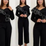 کت و شلوار گل دار p69